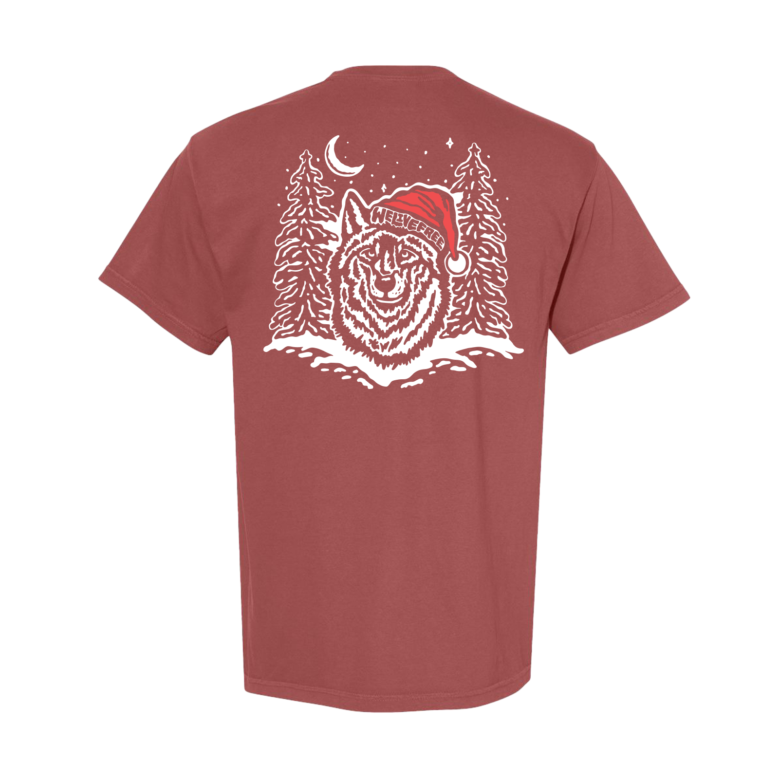 WLF Christmas Tee - Brick Red
